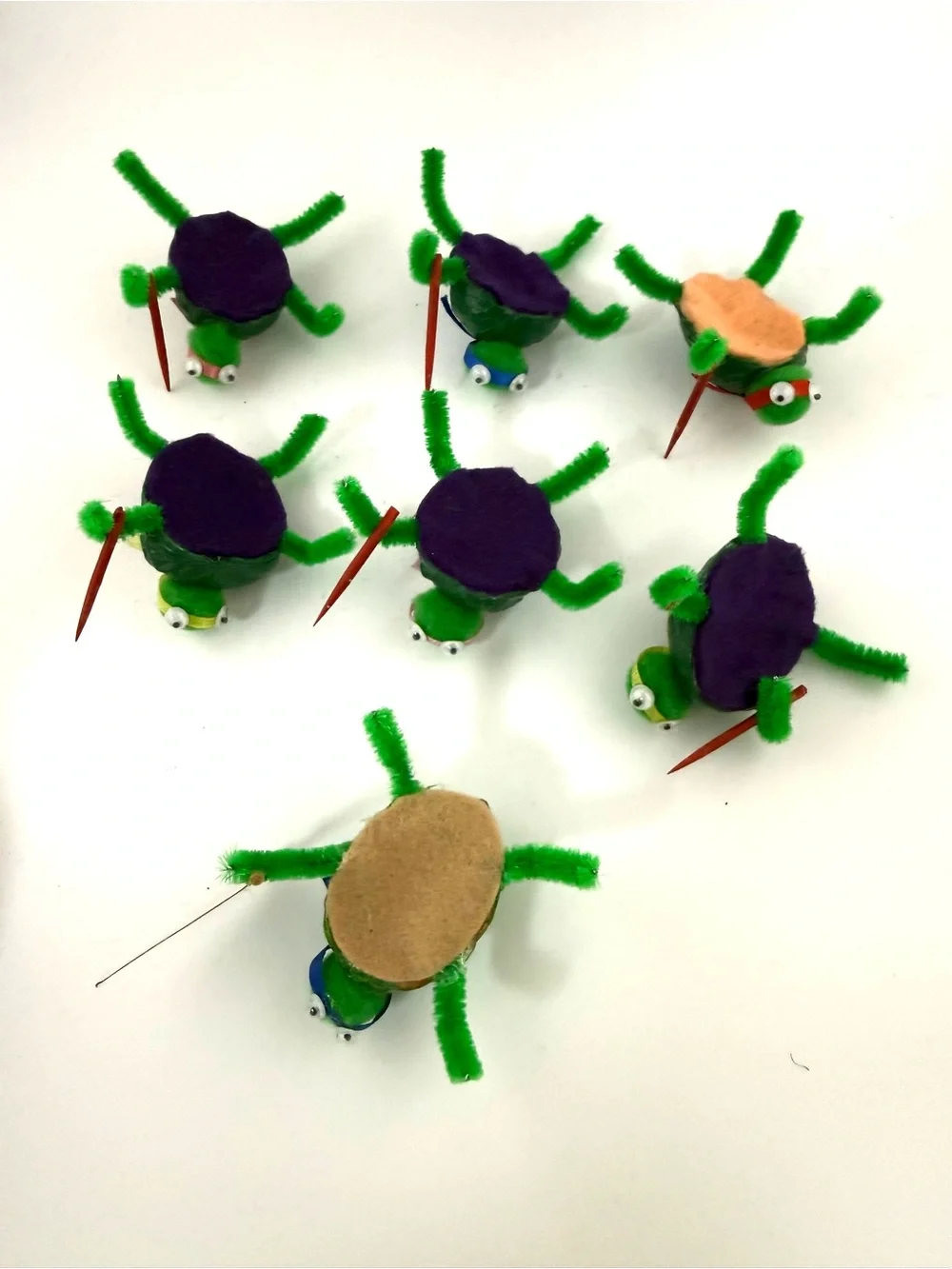7 Handcrafted Teenage Mutant Ninja Turtles